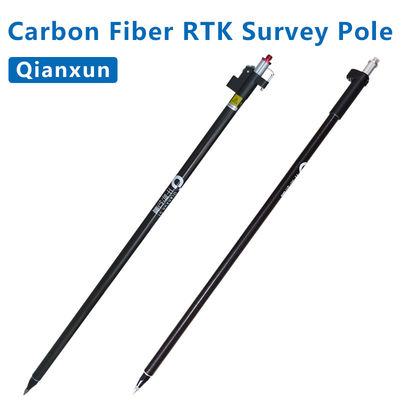 kaufen Kohlenstofffaserausdehnbare Pole für GPS RTK GNSS Teleskopische Rover Pole QIANXUN GPS Vermessung Pole Online-Herstellung