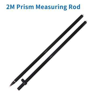 kaufen 2M Prism Pole Fiber Survey Pole GPS Surveying Typ Schwarze Kohlenstofffaser Online-Herstellung