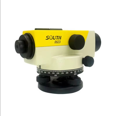 Technische Messung der automatischen Ebene SOUTH DSZ3 mit hochgenauen Optikinstrumenten