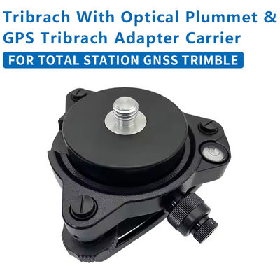 Schwarzer Tribrach mit optischem Plummet-Festadapter mit 5/8X11-Draht für die Gesamtstation GNSS TRIMBLE