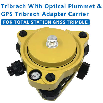 Gelber Tribrach mit optischem Plummet Festadapter mit 5/8X11-Draht für die Gesamtstation GNSS TRIMBLE