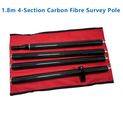 Neuer 1,8 M-Studiepol 1,8 M-Länge GPS PRISM POLE Kohlenstofffaserpol GPS GNSS RTKSURVEYING TYPE,4 PCS-Polen, 5/8x11-Faden