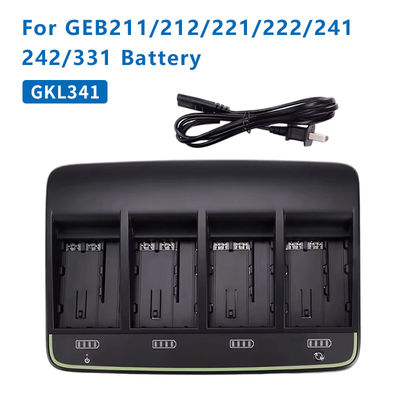 Vier-Slots-Auto-Ladegerät GKL341 für Lithiumbatterien Modell GEB242/241/211/212/221/222 1PCS