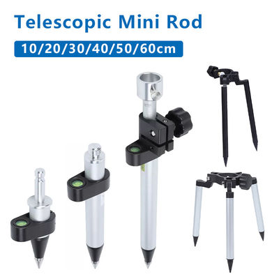 Vermessungsinstrument Gesamtstation Mini-Stativ Mini-Bipod Prism Pole Alle Größen 10/20/30/40/50/60c