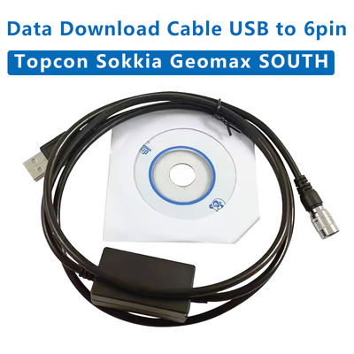 2025 Neue Daten-Download-Kabel USB zu Hirose-Anschluss 6-Pin-Anschluss für Windows 7/8/10/XP für Topcon Sokkia Gowin Süd