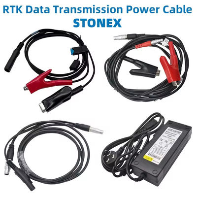 STONEX GNSS RTK 5-Pin-Datenübertragungskabel Stromkabel für einen externen 220-Volt-Radio-Power-Adapter
