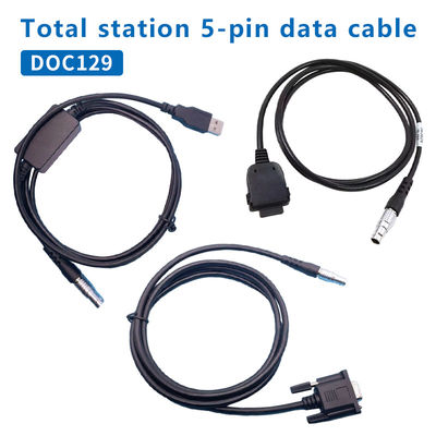 DOC129 Datenkabel für TOPCON SOKKIA Gesamtstationen ES/OS/PS zum PC (win11) 5 Pin