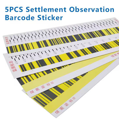 5PCS SETTLEMENT OBSERVATION BAR CODE STICKER für LEI-CA SOKK IA TRIMBLE FOIF DIGITAL LEVEL SURVEYING (Durch die Angabe der Anzahl der Einwohner, die sich in der Region befinden, wird eine Angabe über die Anzahl der Einwohner gemacht, die sich in der Region befinden)