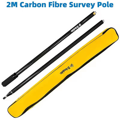 Neues GPS RTK 2M Kohlenstofffaser-Befragungspolen GPS-Befragung mit 2 Abschnitten mit Trimble Universal Prism GPS Pole Centering Roc