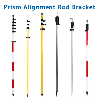 RTK/GPS Mittelpolen-Kohlenstofffaser-Stab 2m 3m Vermessungs- und Kartierungsprozess Prism-Stab Bipod-Stativhalter