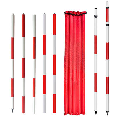 1M 2M 3M 4M 5M Prism Pole Vermessungspolen GPS Vermessungspolen 1m/2m/3m/4m/5m