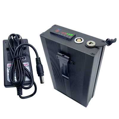 Externer Lithium-Ionen-Akku + Ladegerät für Leica Totalstationen 12V 10AH