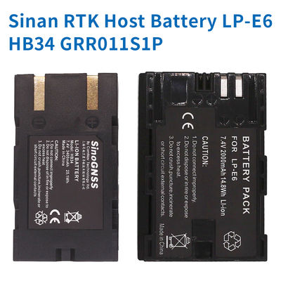 Sinan RTK Hostbatterie GRR011S1P HB34 T30/T300/N6 GPS RTK GNSS Batterie für LP-E6 für SinoGNSS Vermessungsinstrument