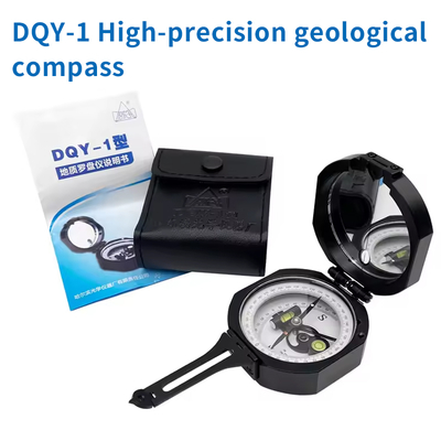 Harbin Taschenkompass für die Vermessung DQY-1 Geologie Kompass Aluminium Metall Geologie Kompass